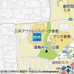 三井アウトレットパーク倉敷カードデスク付近の地図