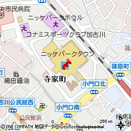 ニッケパークタウン加古川店付近の地図