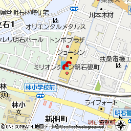 明石硯町店付近の地図