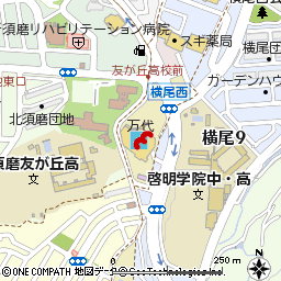 北須磨店付近の地図