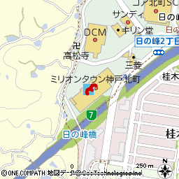 神戸北町店付近の地図