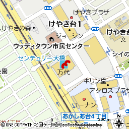 三田店付近の地図