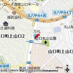 西宮山口店付近の地図