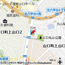 西宮山口店付近の地図