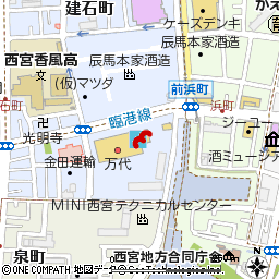 西宮前浜店付近の地図