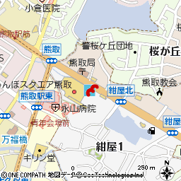 熊取店付近の地図