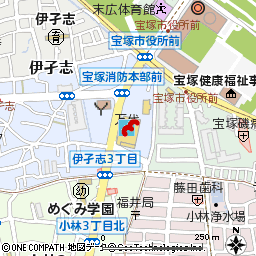 逆瀬川店付近の地図