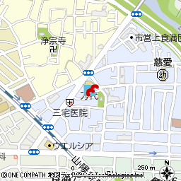 尼崎食満店付近の地図