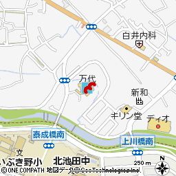 和泉中央店付近の地図