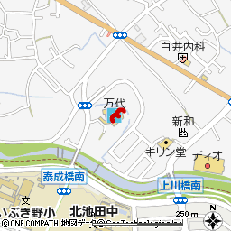 和泉中央店付近の地図