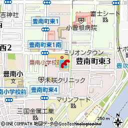豊中豊南店付近の地図