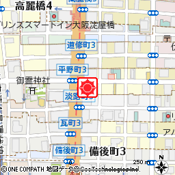 大阪ビジネスステーション付近の地図