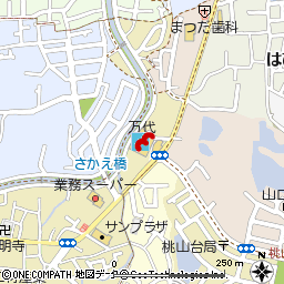 河原城店付近の地図