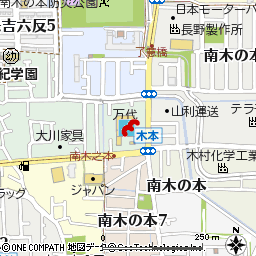 南木の本店付近の地図