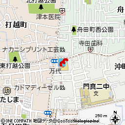 舟田店付近の地図
