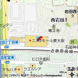 ニトリモール東大阪店付近の地図