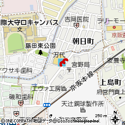 大和田店付近の地図