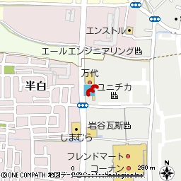 宇治樋ノ尻店付近の地図