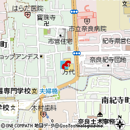 紀寺店付近の地図