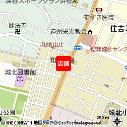 浜松北支店付近の地図