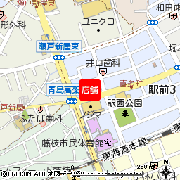 藤枝駅西支店付近の地図