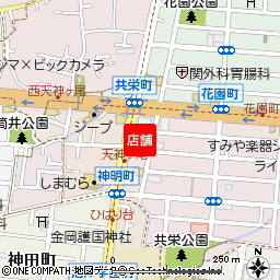 沼津北支店付近の地図