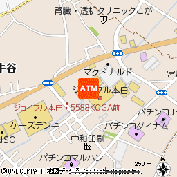 西牛谷出張所付近の地図