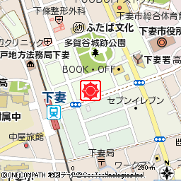 下妻支店付近の地図