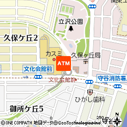 守谷久保ヶ丘出張所付近の地図
