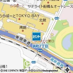 ららぽーとTOKYO-BAYカードデスク付近の地図