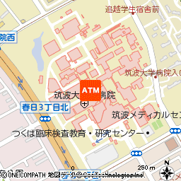 筑波大学附属病院出張所付近の地図