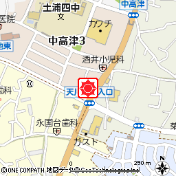 高津リテールステーション付近の地図