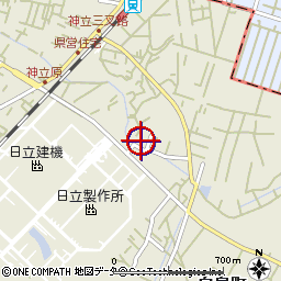 日立付近の地図