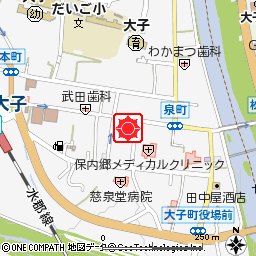 大子支店付近の地図