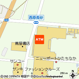 ひたちなかジョイフル本田出張所付近の地図