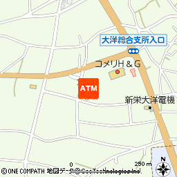 カスミ大洋店出張所付近の地図