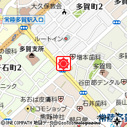 多賀支店付近の地図