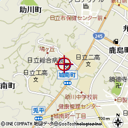 日立付近の地図