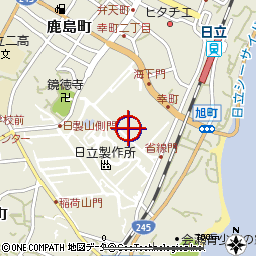 日立付近の地図