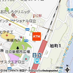 日立駅前出張所付近の地図