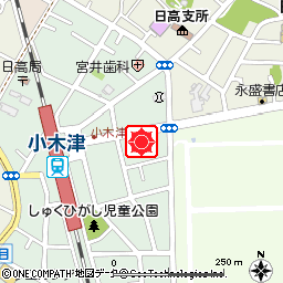 日高リテールステーション付近の地図