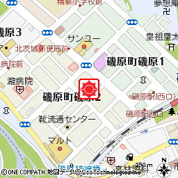 磯原支店付近の地図