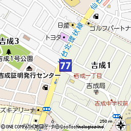 吉成支店付近の地図