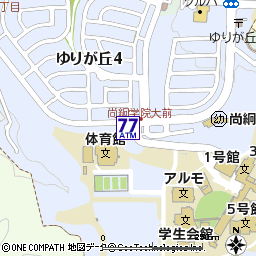 尚絅学院付近の地図
