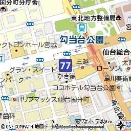 一番町支店付近の地図