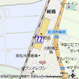 セラビ岩沼付近の地図