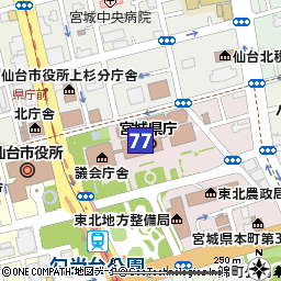 県庁支店付近の地図