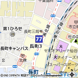 長町支店付近の地図