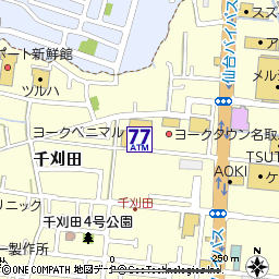 ヨークベニマル名取バイパス店付近の地図