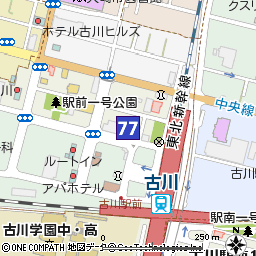 古川支店付近の地図